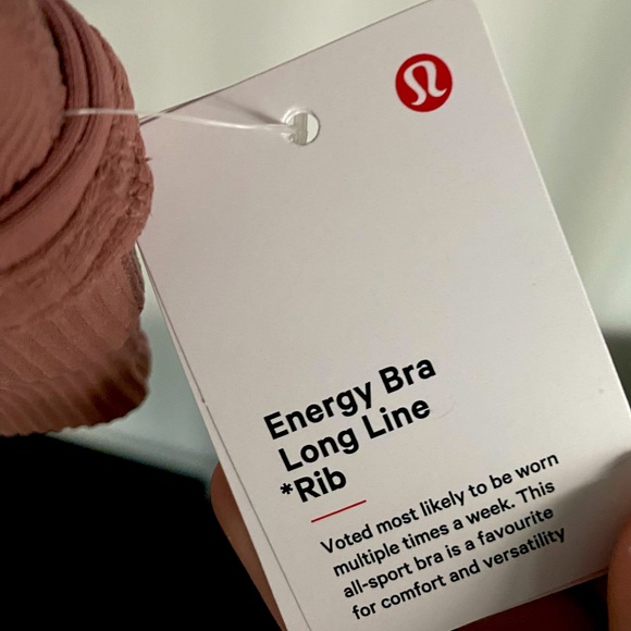 Lululemon Long Line Energy Bra - Picture 2 of 4